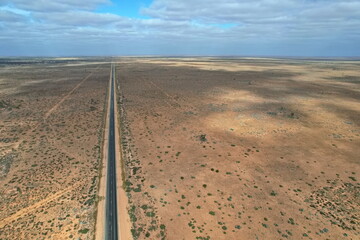 The Nullarbor Plain in southern Australia