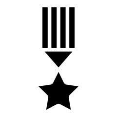 military badge glyph 
