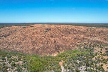 Batholith rock in the remote Australian outback - obrazy, fototapety, plakaty