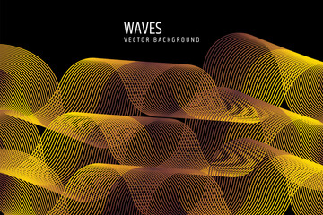 abstract line wave background