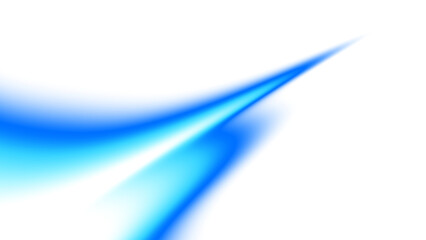 Blurred transparent gradient background. Elegant blue wavy line on Transparent png overlay background