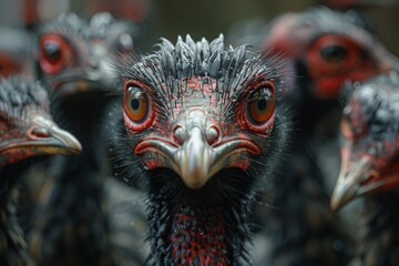 portrait of a chicken