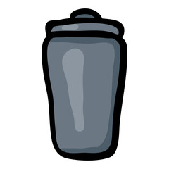 Trash Bin Doodle Icon