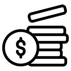 Money  Icon Element For Design