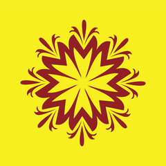 abstract flower design