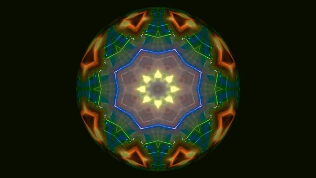 Sfera con effetto caleidoscopio