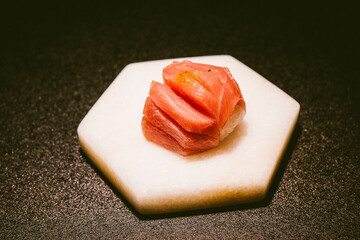 close up of a plate with food