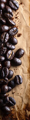 Coffee beans: Intense aroma, deep flavor, the essence of morning awakenings and brewing delights.