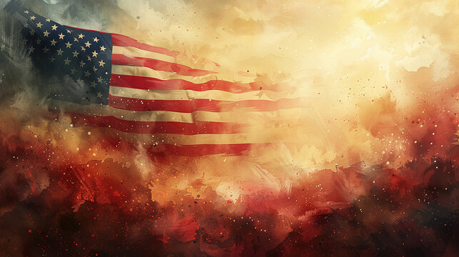 american flag background