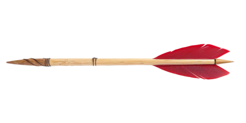 Arrow, isolated no background, transparent