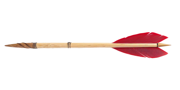 Arrow, isolated no background, transparent