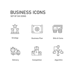 Business Strategy Icons