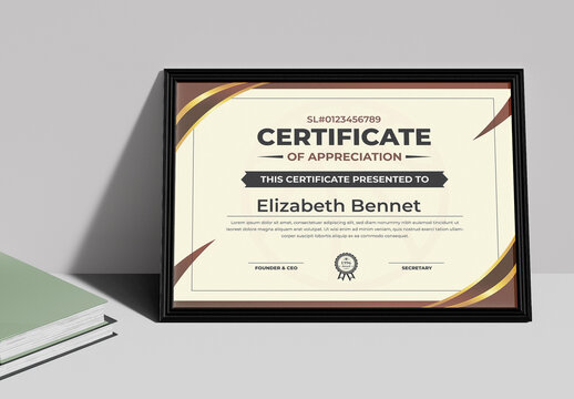 Certificate Design Template