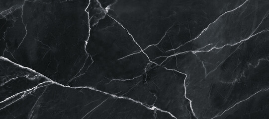 black marble background. black Portoro marbl wallpaper and counter tops. black marble floor and wall tile. black travertine marble texture. natural granite stone. - obrazy, fototapety, plakaty