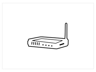 Router design,router icon vector illustration,