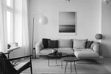 Contemporary Elegance: Minimalist Living Room,Modern Minimalist Home Decor