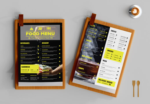 Simple Restaurant Menu Template