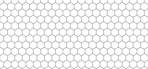Abstract seamless hexagon pattern. Vector illustration. Geometric seamless pattern.