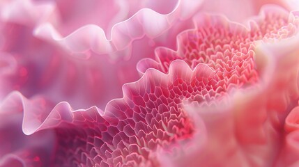 Petal Perfection: Close-up reveals the intricate details of a cactus flower's delicate petals.