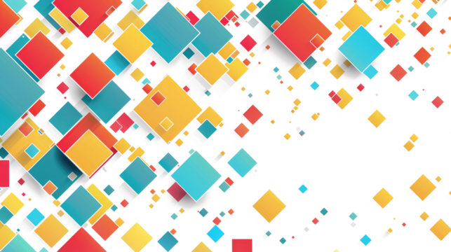 digital pixel art design background for technology or business concept wallpaper isolated on white or transparent png