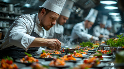 Culinary Artistry Chefs at Work