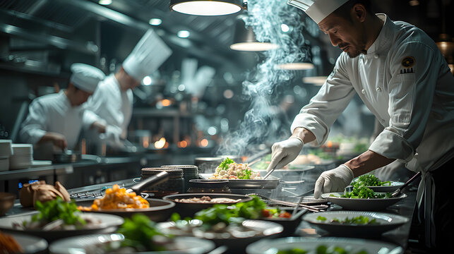 Culinary Artistry Chefs at Work