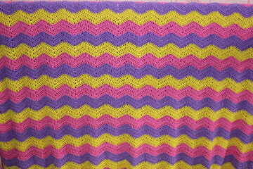 crocheted blanket