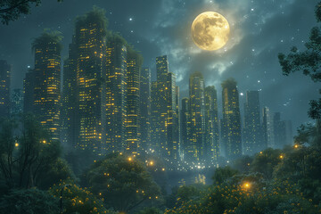night city landscape