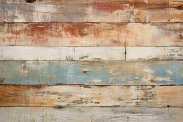 Reclaimed barn wood with chipped paint and rustic texture