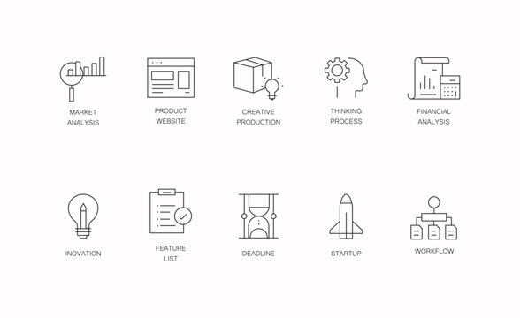 Business Vector Icon Set: Corporate, Office, Finance, Management icon set with editable stroke.