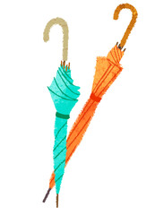 かさ　雨　傘　イラスト