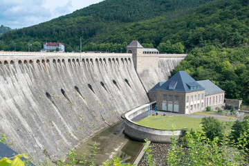 Die Edertalsperre in Nordhessen in Deutschland