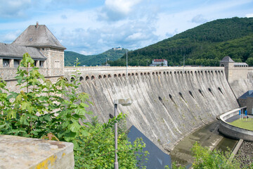 Die Edertalsperre in Nordhessen in Deutschland