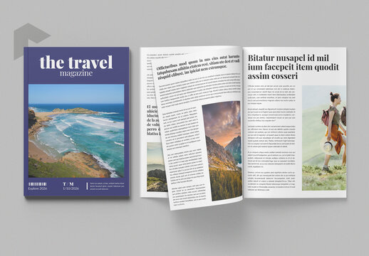 Travel Magazine Layout