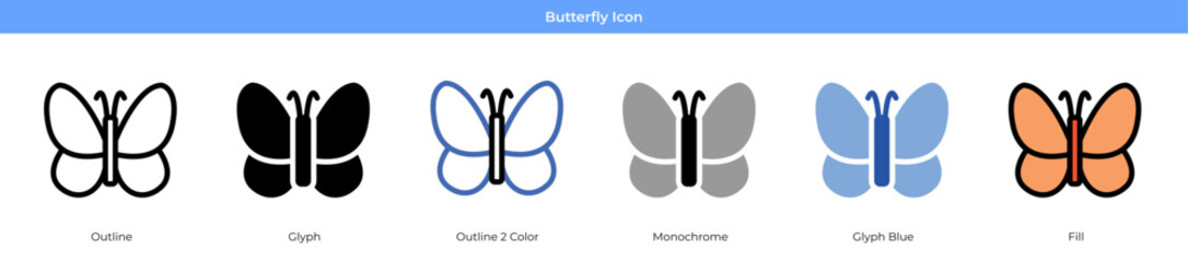 Butterfly Icon Set