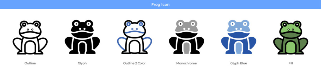 Frog Icon Set