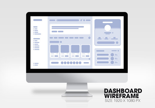 Dashboard Wireframe Design Layout