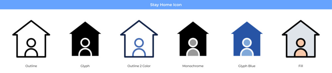 Stay Home Icon