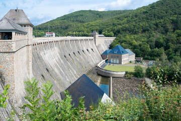 Die Edertalsperre in Nordhessen in Deutschland