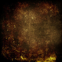 Grunge scratched background, obsolete texture, old film effect - 744582327