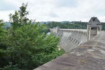 Die Edertalsperre in Nordhessen in Deutschland