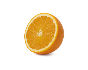 Orange slice isolated on white background Clipping Path