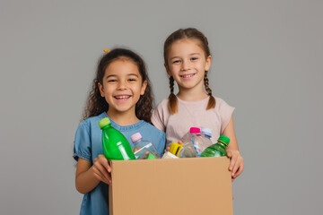 Smiling Family Advocates for Sustainable Living