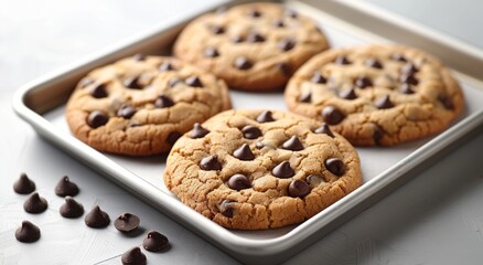 Indulge in the comforting warmth of freshly baked chocolate chip cookies, a delicious treat perfect for satisfying cravings or sharing with loved ones indoors