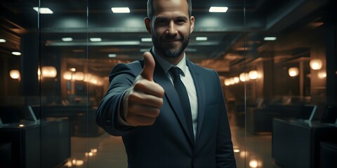 Enhancing Password Security with Biometric Thumbs Up Scan for Hacker Prevention. Concept Password Security, Biometric Authentication, Thumbs Up Scan, Hacker Prevention