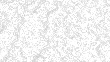 Obraz premium Topographic map. Abstract vector background. Topographic map pattern background vector. Abstract mountain terrain map background with abstract shape line texture. 