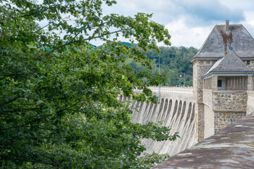 Die Edertalsperre in Nordhessen in Deutschland