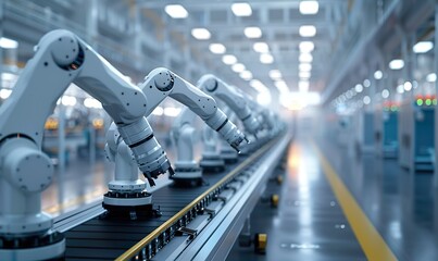 In a modern, hi-tech facility, the future of manufacturing is redefined by industrial automation...