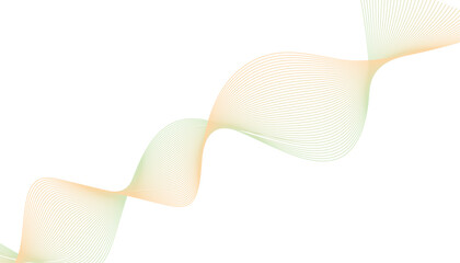 Abstract wave element for design. Digital frequency track equalizer. Stylized line art background. Vector illustration.