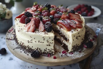 Vegan birthday cake creates an all-encompassing, guiltless celebration with its delectable and inclusive nature.